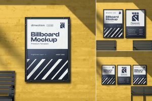 Outdoor Advertising Billboard Mockup