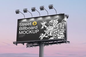 Outdoor Billboard Mockup