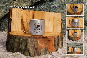Outdoor Coffee Mug Mockup