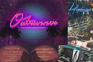 Outrunner 80’s Retro Script