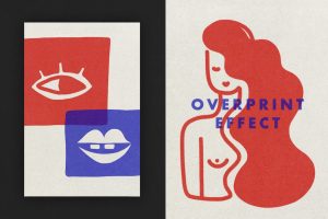 Overprint Effect for Posters