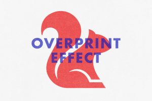 Overprint Photoshop Effect