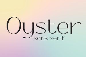 Oyster – Elegant Sans Serif