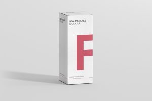 Package Box Mock-Up – High Rectangle