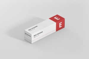 Package Box Mock-Up – Long Rectangle