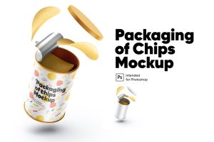 Packaging of Chips Mockup