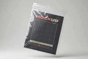 Page Inside Plastic bag Mockups
