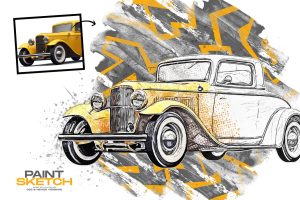 Paint Sketch Photoshop Action
