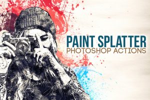 Paint Splatter – Photoshop Actions