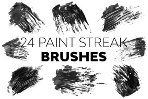 Paint Streak Brushes