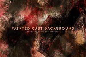 Painted Rust Background