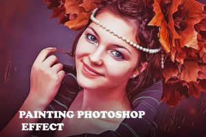 Painting photoshop effect
