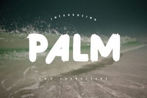 Palm Brush Font