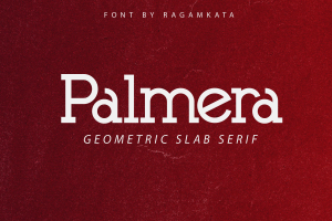 Palmera – Geometric Slab Serif