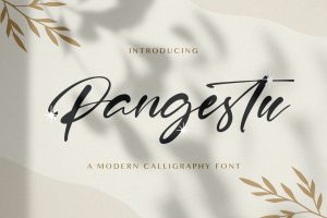 Pangestu – Calligraphy Font