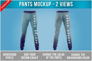 Pants Mockup Template