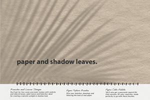 Paper & Shadow Leaves Procreate Kit