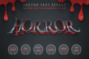 Paper Blood – Editable Text Effect, Font Style