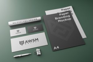 Paper Branding Mockup