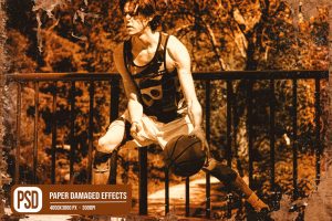 Paper Damaged Photo Effects