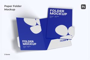 Paper Folder Mockup