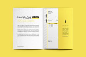 Paper Folder Mockup