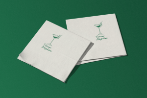 Paper Napkin Mockup
