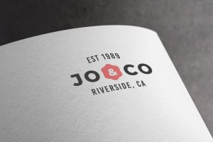 Paper Printed Logo Mockup