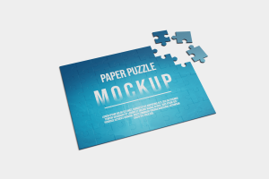 Paper Puzzle Mockup