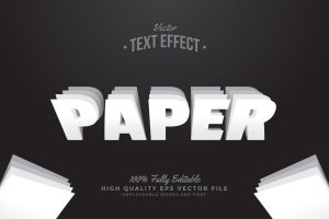 Paper Text Effect