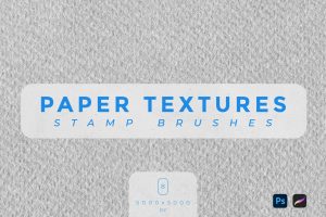 Paper Textures Stamp Brushes