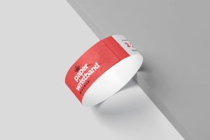 Paper Wristband Mockups