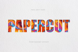 Papercut Text Effect