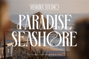 Paradise Seashore – Tropical Serif