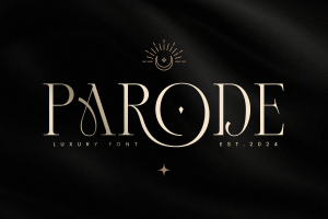 Parode – Luxury Font