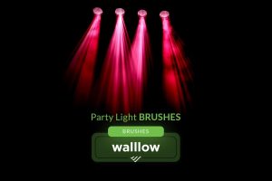 Party light effects photoshop digital brushes