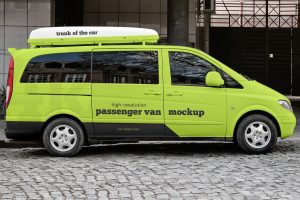 Passenger Van Mockup