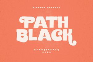Path Black Typeface