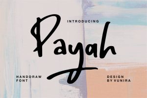 Payah | Handdraw Font