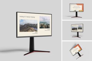 PC Monitor Mockup