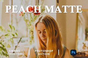 Peach Matte Photoshop Action