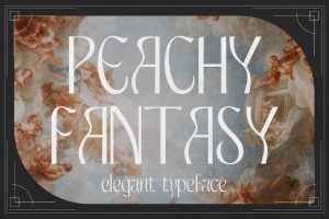 Peachy Fantasy – Art Nouveau Display