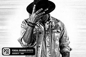Pencial Drawing Photo Effects