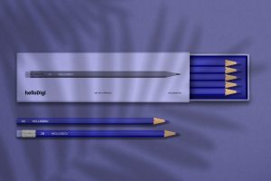 Pencil Box Mockup