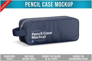 Pencil Case Mockup