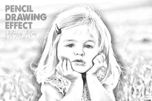 Pencil Drawing Effect for Photoshop