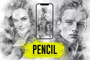 Pencil Photoshop Action