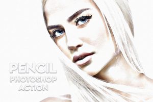 Pencil Photoshop Action