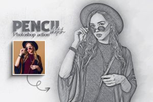 Pencil Sketch Photoshop Effect