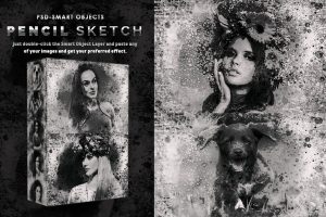 Pencil Sketch PSD Photoshop Actions